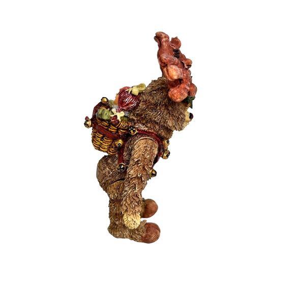 Boyds Bears Resin Ivy Mooselbeary Figurine Christmas Shoebox Bear - Picture 4 of 8